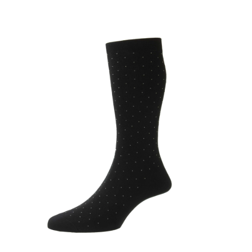 Gadsbury
MOTIF PIN DOT COTTON LISLE MEN'S SOCKS