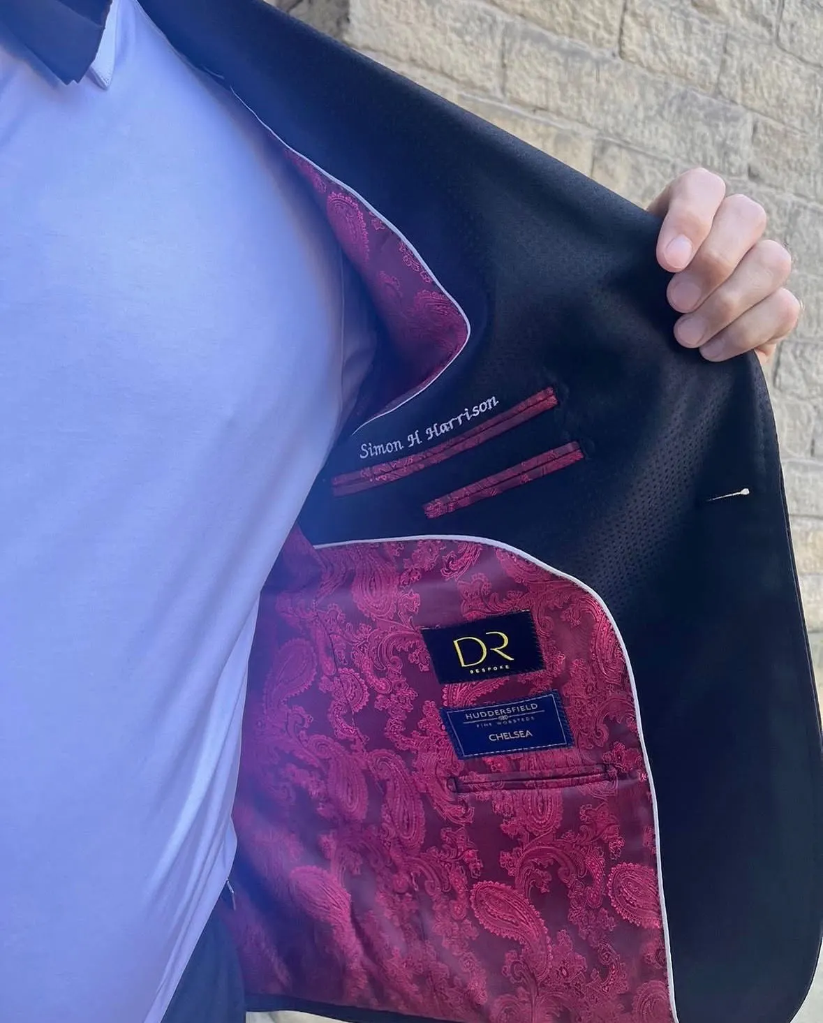 Bespoke suit in Huddersfield Fine Worsteds by DR Bespoke — 2
