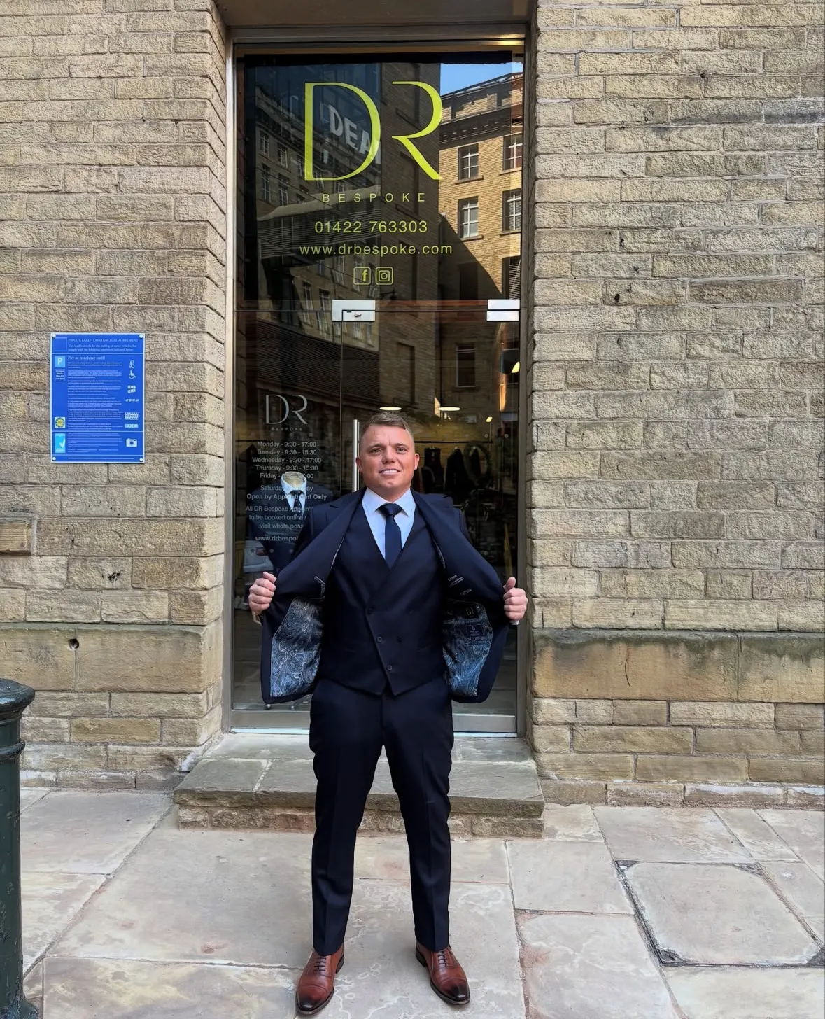 Bespoke suit commission in Bateman Ogden cloth by DR Bespoke — 13