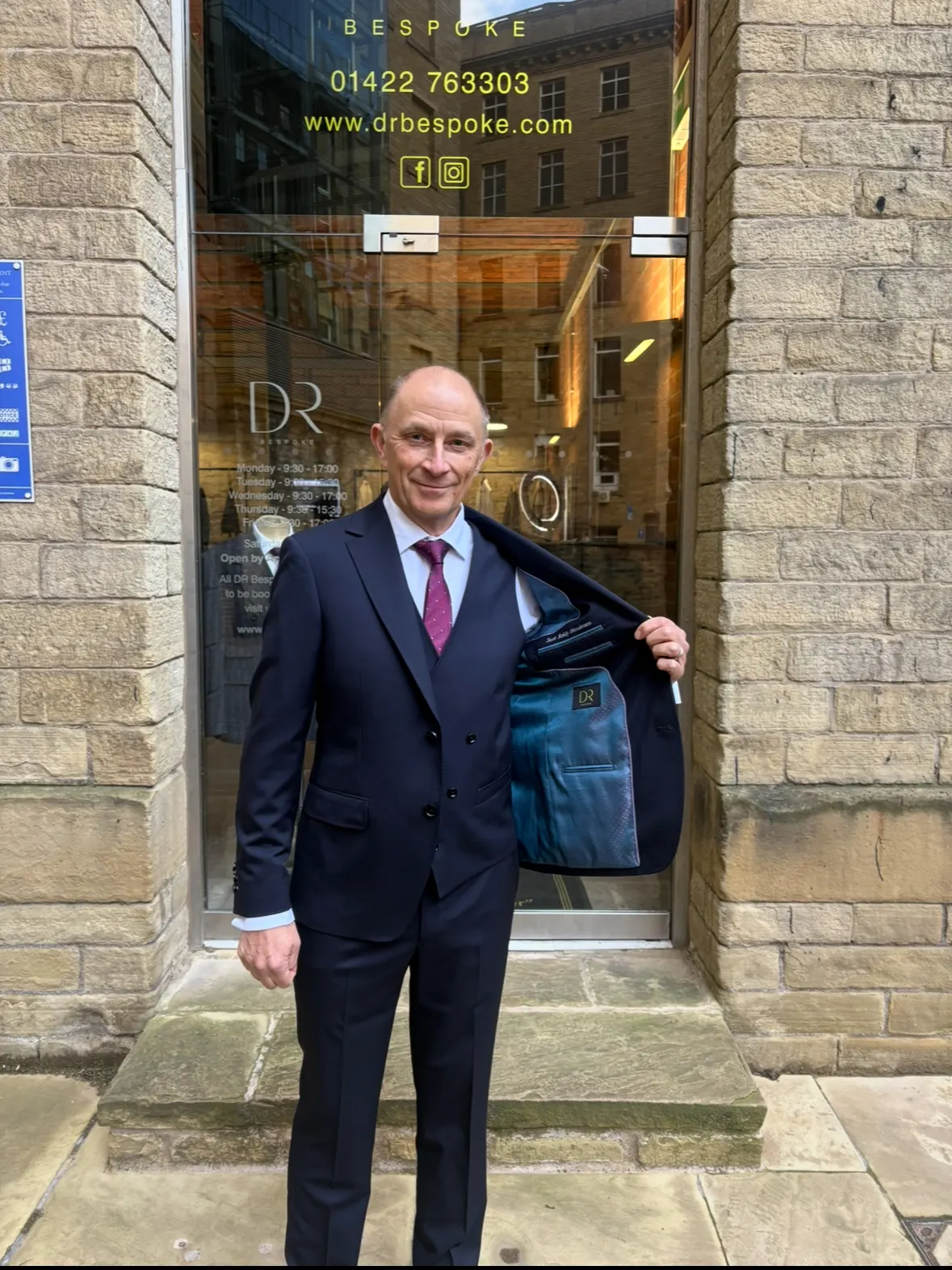 Bespoke suit commission in Bateman Ogden cloth by DR Bespoke — 21