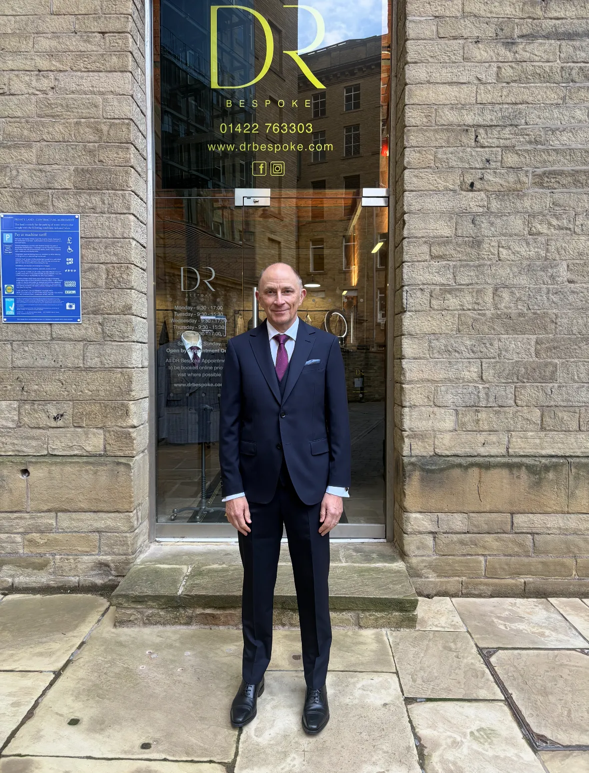 Bespoke suit commission in Bateman Ogden cloth by DR Bespoke — 23