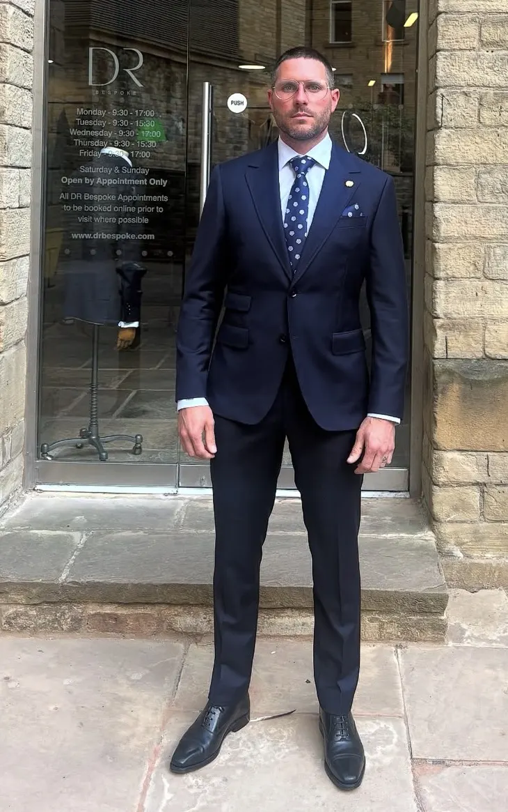 Bespoke suit commission in Bateman Ogden cloth by DR Bespoke — 24