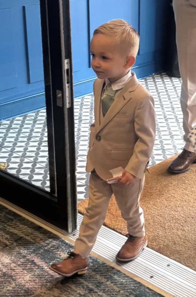 Child's bespoke outfit crafted for comfort and movement by DR Bespoke