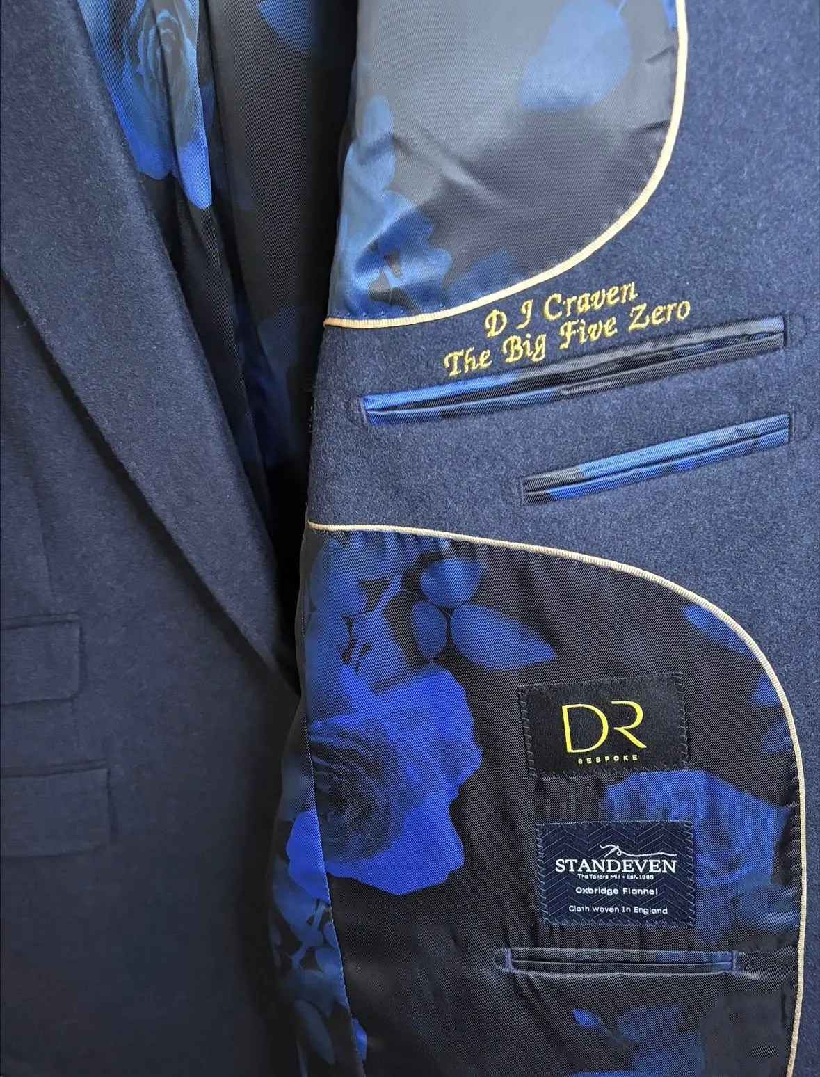 Bespoke garment in Standeven cloth by DR Bespoke — 2