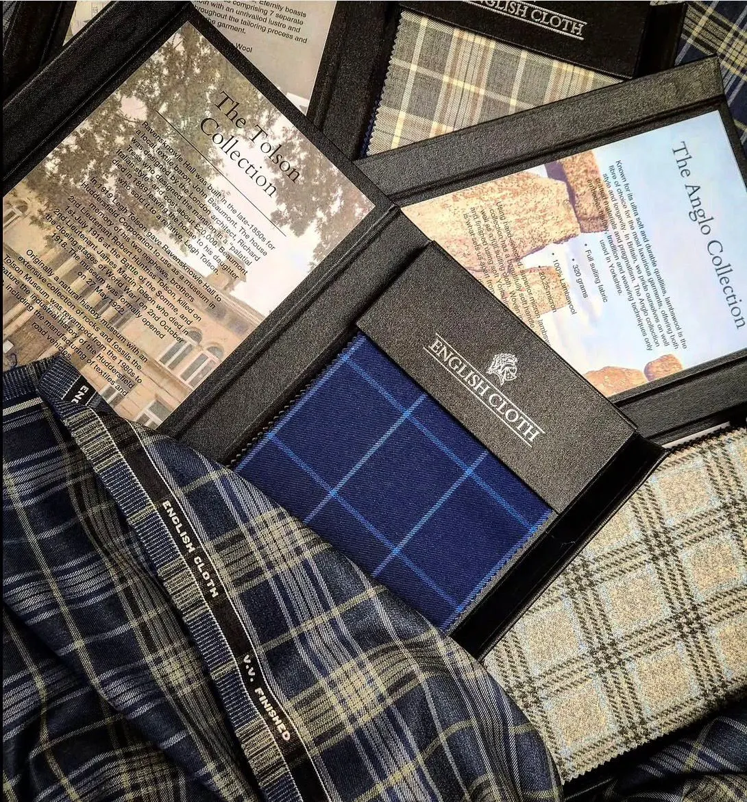 English Cloth cloth made up by DR Bespoke — 1